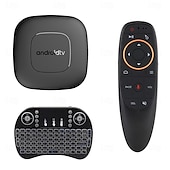 cheap TV Boxes-Smart TV Box Streaming Media Player Global Version Mortal T1 Bluetooth Google Assistant Android13 AllwinnerH313 2.4G&amp;5G Wifi 4K