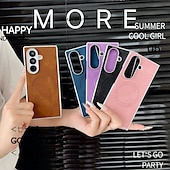 Недорогие Чехлы для Samsung-телефон Кейс для Назначение SSamsung Galaxy Z-образный сгиб 7 Z-сгиб 6 Z Fold 5 Z Fold 4 Z Fold 3 Кейс на заднюю панель Магнитный Защита от удара Ретро ТПУ Кожа PU