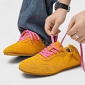 abordables Baskets-Baskets décontractées à lacets en daim vert pour hommes avec tige texturée et semelle souple, style urbain rétro pour un usage quotidien, des promenades le week-end et des sorties urbaines