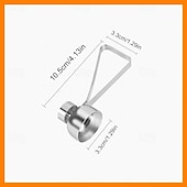 cheap Kitchen Utensils &amp; Gadgets-Stainless Steel Egg Shell Opener 304 Steel Tool for Opening Soft Boiled Eggs Century Eggs and Glutinous Rice Eggs Easy Eggshell Cutter for Home Kitchen Use