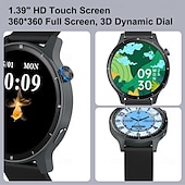 economico Smartwatch-V15Z Orologio intelligente 1.39 pollice Orologio da Corsa Fitness Smartwatch Bluetooth Contapassi Promemoria chiamata Localizzatore di attività Compatibile con Android iOS Da uomo Standby lungo
