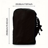 preiswerte Ärmel &amp; Schal-2er-Pack Lenkerstulpen aus Kunstleder für Roller, warmes Plüschfutter, Schnürverschluss, leicht zu reinigende Motorrad-Handgriffe