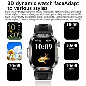 baratos Smartwatch-Relógio inteligente 2,01 polegadas smartwatch fitness relógio de corrida bluetooth pedômetro lembrete de chamada rastreador de atividades compatível com android ios homens longa espera à prova d&#039;água