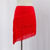 preiswerte Kleidung für lateinamerikanische Tänze-Damenhose mit Paillettenfransen für den Lateintanz – lange Hose mit weitem Bein für Gesellschaftstanz/Standard, Jitterbug &amp;Square Dance-Aufführung/Übung