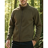 Herren Wanderjacke Wanderfleecejacke Winter Draussen Thermik Oberteil Rot Blau Grün Grau preiswerte Fleece & 3 in 1 Jacken-Herren Wanderjacke Wanderfleecejacke Winter Draussen Thermik Oberteil Rot Blau Grün Grau