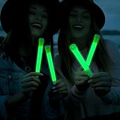 abordables Piscines pour enfants-Lampe chimique durable de qualité industrielle à longue durée de vie de 12 heures, grand bâton vert, aucune alimentation requise, idéale pour le camping, les urgences, les fêtes, etc. - accessoires de
