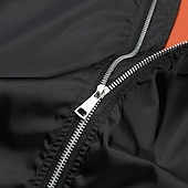 economico Giubbotti e cappotti da uomo-Per uomo Giacca Leggera Giubbotto bomber Giacca Casual Vacanza Quotidiano Tasca Primavera Autunno Semplice Moda Classico Collo alla coreana Regolare Nero Verde militare Giacca
