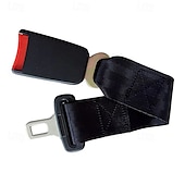 abordables Fundas de asiento para coche-Extensor de cinturón de seguridad universal para automóvil de 2 piezas con clip de hebilla, adecuado para embarazadas o personas con complexiones grandes.