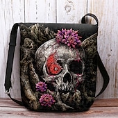 olcso Táskák-női halloweeni tökös crossbody táska - boszorkánykalap és macskaminta, állítható pánttal, könnyű, bolyhosított válltáska, tökéletes ünnepi bulikra és trick or treat eseményekre