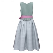 abordables Mujeres-Cerveza Oktoberfest Oktoberfest Vestidos Falda acampanada Trachtenkleader Oktoberfest / Cerveza bávaro Viena prados Mujer Carnaval Fiesta Festival de Cerveza Paño de estilo tradicional Vestido