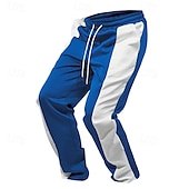 tanie Spodnie dresowe-Męskie Spodnie dresowe Uprawiający jogging Spodnie Spodnie codzienne Běžecké kalhoty Elastyczny pas Ściągana na sznurek Prosta noga Równina Komfort Pełna długość Na zewnątrz Codzienny Moda Styl