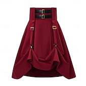 ieftine Pantalonii-Retro / vintage Medieval Renascentist Lung Fustă Pentru femei Halloween Mascaradă Tematica Târgul Renașterii Festival Adulți Fustă