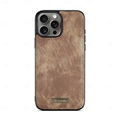 Недорогие Чехлы для iPhone-телефон Кейс для Назначение iPhone 16 15 14 Pro Max Plus iPhone 16e iPhone 13 iPhone 12 Mini Кошелек для карт Съемный Молния с ремешком на запястье ТПУ Кожа PU