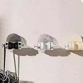 Χαμηλού Κόστους Gadgets Μπάνιου-ενσωματωμένη βάση ντους με βεντούζα ρυθμιζόμενη χειροκίνητη βάση ντους επιτοίχια χωρίς τρύπημα περιστρεφόμενη βάση βάσης ντους μπάνιου για οικιακή χρήση αφαιρούμενη ισχυρή αναρρόφηση σταθερή βάση