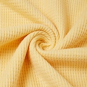 baratos Polo Clássico Masculino-Homens Camisas Polo Waffle Camisa de golfe Rua Casual Lapela Manga Longa Básico Moderno Tecido Textura Botões Primavera Outono Todas as Estações Normal Branco Marron Amarelo Cinzento Camisas Polo