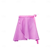 voordelige Balletkleding-Volwassen balletdansrok, elastische taille chiffon halve rok met lintstrik, ideaal voor de training &amp;balletopleiding