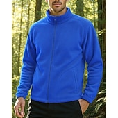 Herren Wanderjacke Wanderfleecejacke Winter Draussen Thermik Oberteil Rot Blau Grün Grau preiswerte Fleece & 3 in 1 Jacken-Herren Wanderjacke Wanderfleecejacke Winter Draussen Thermik Oberteil Rot Blau Grün Grau