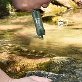economico Attrezzatura da Campeggio-Filtro per acqua portatile da sopravvivenza all&#039;aperto, per campeggio, escursionismo e purificazione della natura selvaggia, 1 pezzo