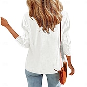 preiswerte Blazer &amp; Anzüge-Damen Blazer Bequem Atmungsaktiv Knöpfe Mode Modern Einfach Arbeit Täglich Regulär Umlegekragen Normale Passform Langarm Oberbekleidung Schwarz Weiß Burgunderrot Herbst Winter