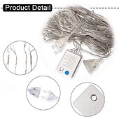 economico Strisce LED-Catena luminosa a LED con rete fatata da 1,5 m*1,5 m / 1,5 m*4,5 m / 3 m*3 m / 6 m*4 m / 8 m*10 m, scelta di luci flessibili per le vacanze, illuminazione colorata per Natale, luci decorative per