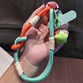 cheap Phone Lanyards &amp; Wrist Straps-Phone Case For Lanyards Universal with Lanyard with Wrist Strap Color Gradient Geometric Pattern Polyester