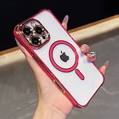 billiga iPhone-fodral-telefon fodral Till iPhone 16 Pro Max Plus iPhone 16 Plus iPhone 15 Pro Max Plus iPhone 15 14 Pro Max Plus Skal Magnet Stötsäker Akrylfiber