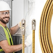 abordables Outillage à main-Dispositif universel d&#039;enfilage de fil, outil d&#039;extraction de câble d&#039;électricien, enfileur de fil pour conduits et canaux muraux, guide-fil en acier durable pour l&#039;installation de câbles électriques