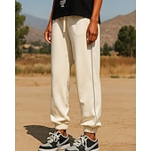 baratos Calças de Corrida &amp; Meias-Homens Calças de Corrida Calças esportivas Calça de moletom jogger Bolsos Com Cordão Calças Roupa Esportiva Ginásio Dar certo Leve Respirável Pesca Equitação Corrida Ajuste Largo Roupa de esporte
