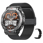abordables Relojes inteligentes-Reloj inteligente deportivo con linterna y luz ultravioleta, resistente al agua hasta 5 ATM, Bluetooth, llamadas, para Huawei y Xiaomi, 2025