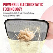  Mănuși reutilizabile electrostatice pentru îndepărtarea părului de animale, fără năpârlire, pentru îndepărtarea blănii de pe mobilă &îmbrăcăminte, instrument de îndepărtare a părului de animale de