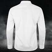economico Magliette di Halloween-Halloween Per uomo Schizzi di sangue impronta digitale Macchie di sangue Camicia Camicia con Bottoni Manica Lunga Gotico punk oscuro Ferie Abbigliamento casual alla moda Estate Primavera Collo