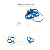 abordables Équipement de Camping-1 mini tronçonneuse de poche - scie à fil de survie portable pour le camping en plein air, la chasse, le jardinage, les situations d&#039;urgence - conception compacte, légère, durable, facile à utiliser