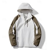 abordables Chaquetas impermeables-Hombre Cortavientos Chaqueta Chaqueta para senderismo Chaqueta rígida Al aire libre Impermeable Resistente al Viento Trajes de senderismo Ropa de senderismo Primavera Otoño Camiseta Camping