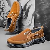 Недорогие Туфли-слипоны для повседневной носки-мужские кроссовки с мягкой подошвой, легкие повседневные мокасины для путешествий, работы и повседневного комфорта