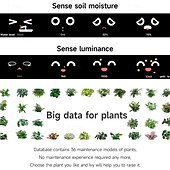 cheap Tool Accessories-Smart Flowerpots,Smart Pet Planter,Ai Planter,Intelligent Flowerpots,Multiple Expressions,7 Smart Sensors, and Ai Chips Make Raising Plants Easy and Fun for Living Room,Plant-Free