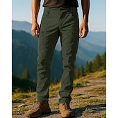preiswerte Unterteile-Herren Cargohosen Wanderhosen Außen Normale Passform Wasserdicht Winddicht Leicht Unterteile Tasche Schwarz Armeegrün Camping / Wandern Laufen M L XL XXL XXXL