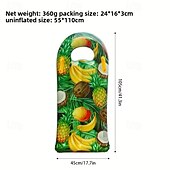 cheap Outdoor Activity-Thick PVC Inflatable Surfboard  Multi-Color with Fun Designs Perfect for Swimming and Outdoor Water Activities Beach Accessories Durable Surfboard