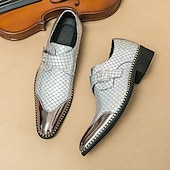 economico Formale-Scarpe da uomo con fibbia in oro metallizzato e cinturino alla caviglia – scarpe eleganti da festa con dettagli borchiati per eventi alla moda