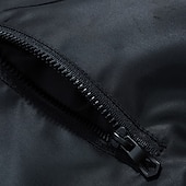 preiswerte Kunstlederjacke-Herren Kunstlederjacke Bomberjacke Bikerjacke Motorradjacke Urlaub Täglich Winddicht Warm Tasche Frühling Herbst Buchstabe Mode Klassisch Stehkragen Regulär Schwarz Armeegrün Dunkelblau Jacken