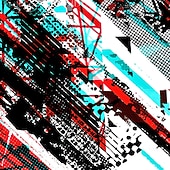 baratos calça masculina estampada em 3d-Homens Social Calças Calças de Terno Calças Slim Fit com Bolsos Geométrica Arte abstrata Comprimento total Ao ar livre Casual Vermelho Azul Micro-Elástica