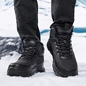 preiswerte Wanderstiefel-wasserdichte Winterwanderstiefel für Herren mit warmem Futter, rutschfeste Outdoor-Schneeschuhe für Trekking und Camping bei kaltem Wetter
