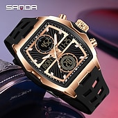 Недорогие Цифровые часы-SANDA подарок для женщин и мужчин цифровые часы большой циферблат спортивные часы на открытом воздухе повседневные светящиеся часы-стоп будильник таймер силиконовые часы