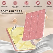 abordables Fundas iPad-Tableta Carcasa Funda Para Apple iPad 10.9&#039;&#039; 10 ipad 9th 8th 7th Generation 10.2 inch Portalápiz Soporte triple Protector de cuerpo completo Brillante TPU Cuero de PU