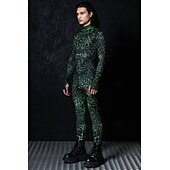 abordables Costumes de couple et de groupe-Combinaison en toile d&#039;araignée pour Halloween, costumes de groupe pour couples, combinaison intégrale, costume effrayant pour hommes, femmes, garçons, enfants, adultes, performance, fête, club,