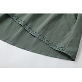 preiswerte Ausgefallene Kleider-Damen Minikleid Unterkleid Boho-Kleid Westernkleid Mode Klassisch Outdoor Ferien Ausgehen Normale Passform Einfach Ärmellos Spaghettiträger Dunkelgrün Sommer