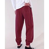 economico Pantaloni della tuta-Per uomo Pantaloni da tuta Joggers Pantaloni in velluto a coste Tasca Elastico in vita Coulisse Semplice Comodità Sport all&#039;Aperto Quotidiano Moda Casual Marrone Scuro Nero Micro-elastico