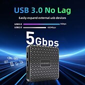 billige TV-bokser-Mortal TV-boks T1mini Android 14 Voice Chromecast TV Rockchip 3518 flerkjerne 4K Wifi6 BT5.0 16 GB USB 3.0 videospill dekoder