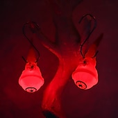 abordables Halloween intérieur-Lot de 2 araignées lumineuses et 2 globes oculaires lumineux pour Halloween, décoration d&#039;ambiance de fête intérieure, lumière d&#039;ornement, lumière d&#039;horreur et d&#039;atmosphère étrange