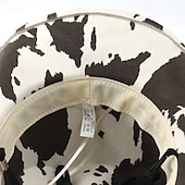 economico Cappelli-Cappello da cowboy retrò in denim con tesa larga, 1 pezzo, cinturino in omaggio, resistente alla deformazione, adatto per attività all&#039;aperto