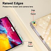 abordables Fundas iPad-Tableta Carcasa Funda Para Apple iPad 10.9&#039;&#039; 10 ipad 9th 8th 7th Generation 10.2 inch Portalápiz Soporte triple Protector de cuerpo completo Brillante TPU Cuero de PU